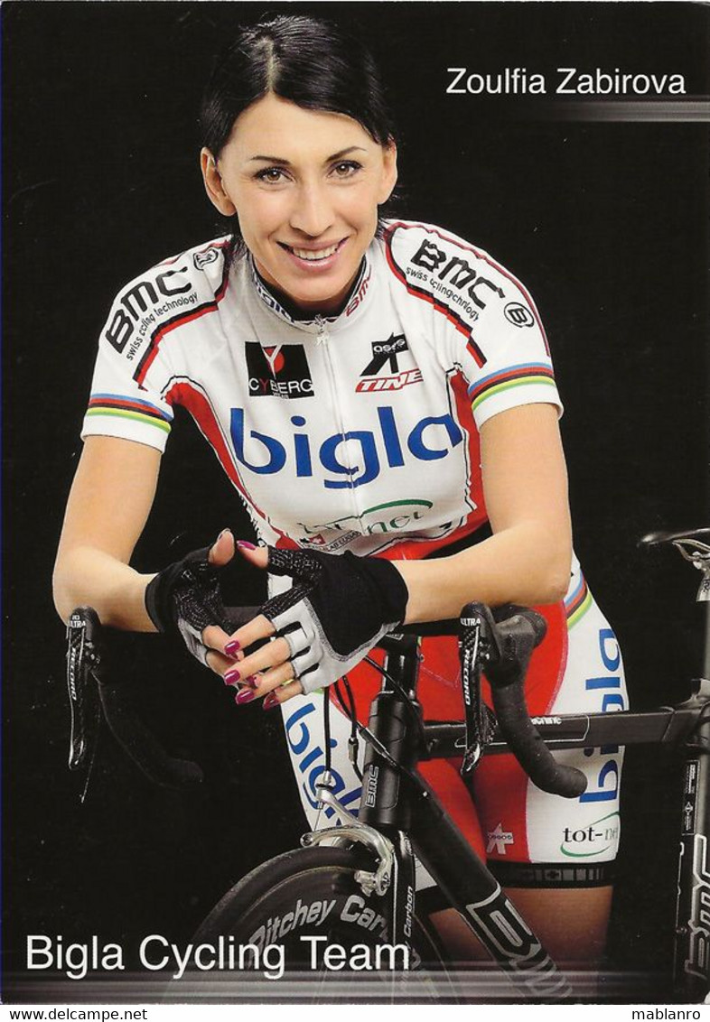 CARTE CYCLISME ZOULFIA ZABIROVA WOMEN'S TEAM BIGLA 2005 - Cycling