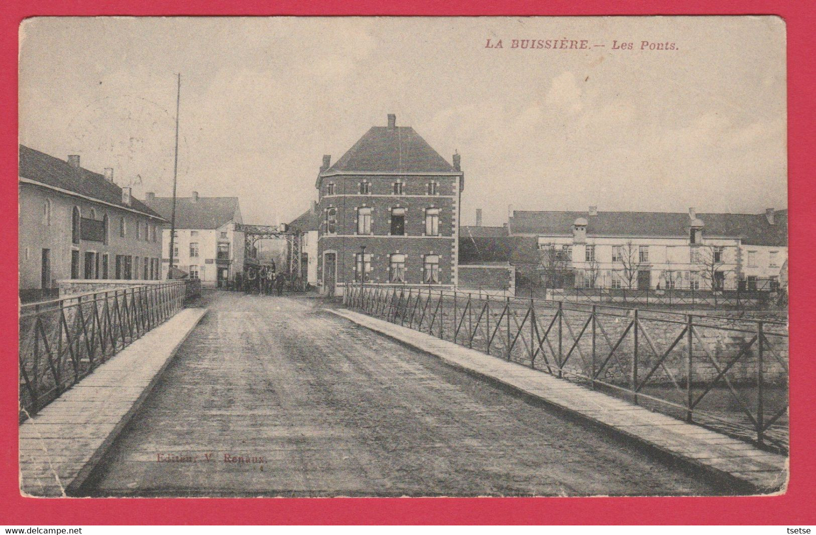 La Buissière - Les Ponts - 1911 ( Voir Verso ) - Merbes-le-Château