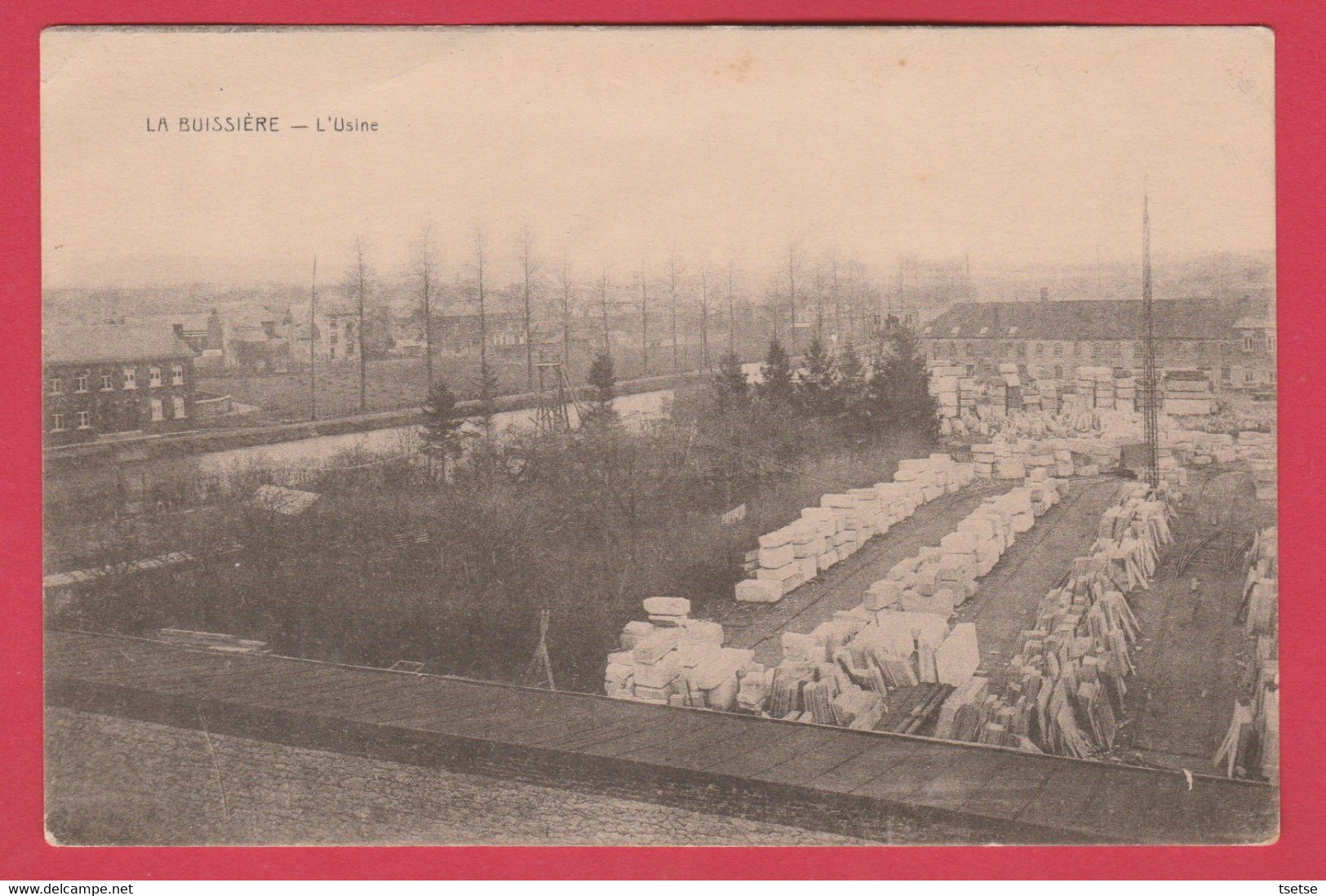 La Buissière - L'Usine ... Marbrerie ?? ( Voir Verso ) - Merbes-le-Chateau