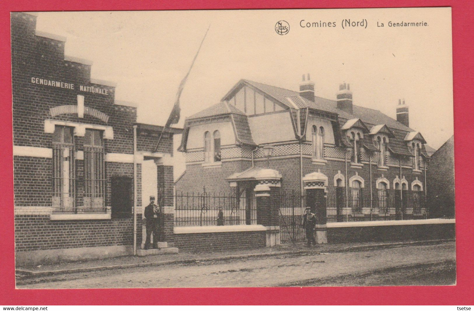 Comines  - La Gendarmerie + Gendarmes ( Voir Verso ) - Comines-Warneton - Komen-Waasten