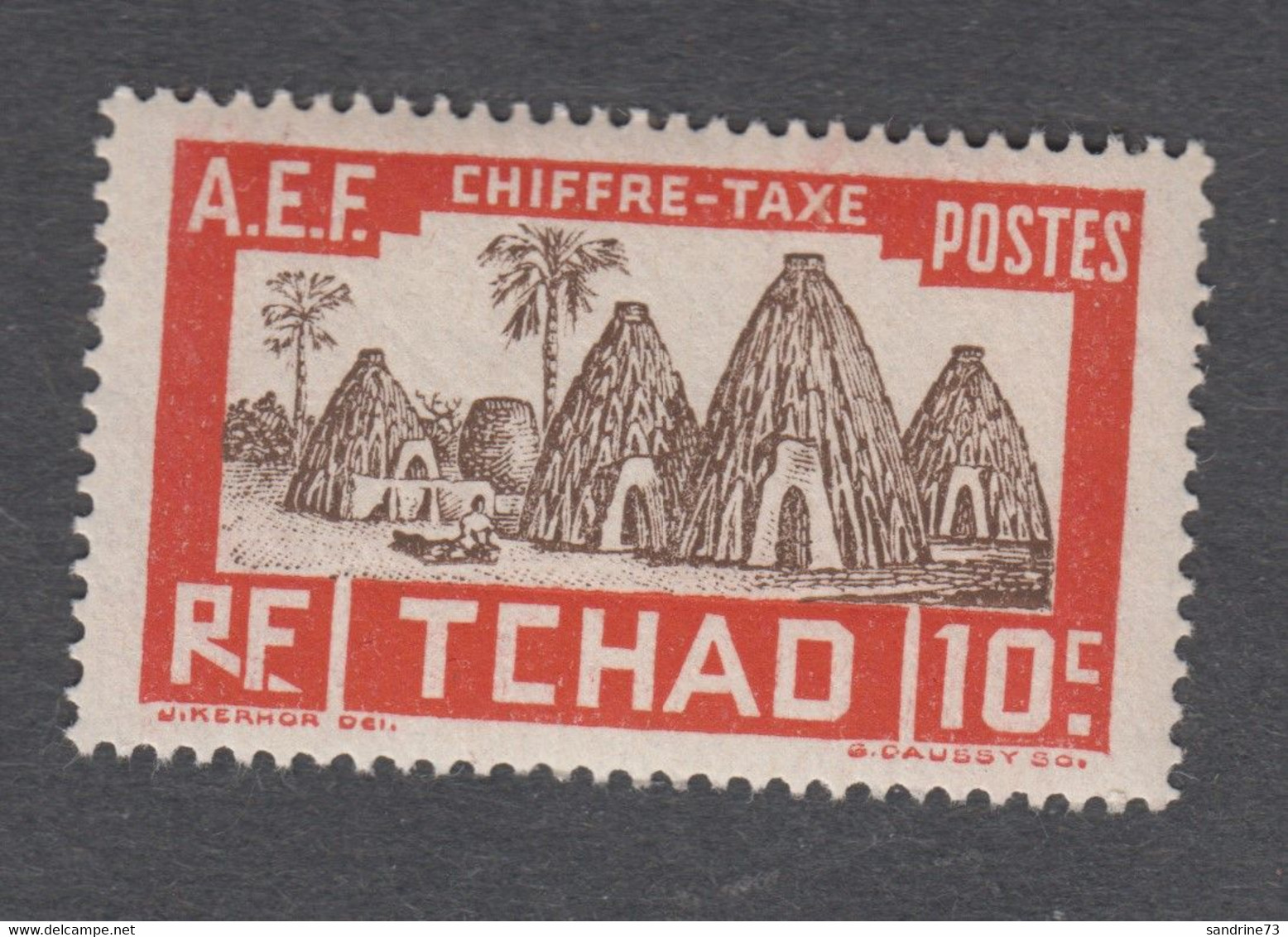 Colonies Françaises -Timbres Neufs** - Tchad - Taxe N°13 - Unused Stamps