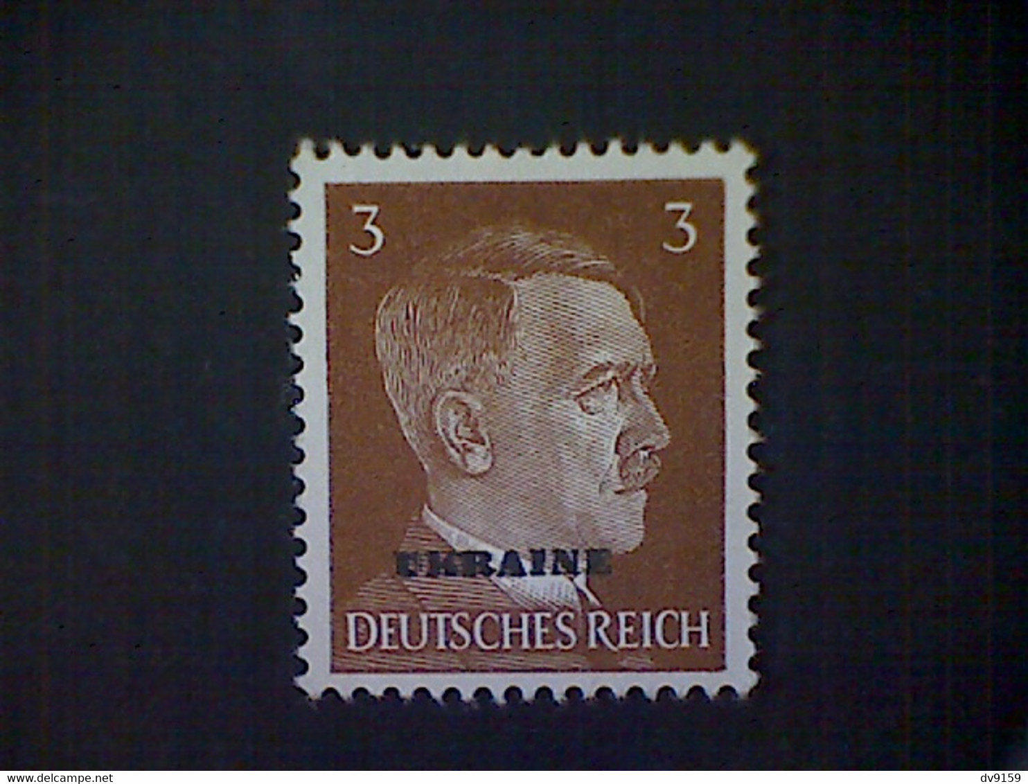 Russia, Scott #N42, Mint (*), 1941, Hitler Overprint Ukraine, 3pf, Light Brown - 1941-43 Occupation: Germany