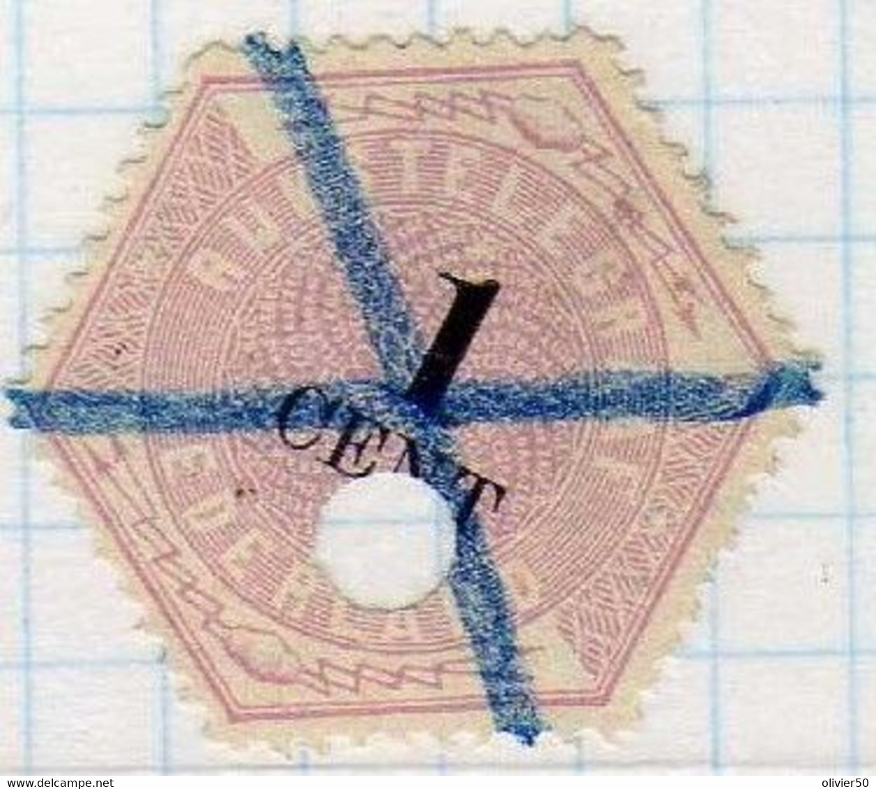 Pays-Bas (1863-1904)  -1 C. Telegraphe Oblitere - Oblit - Telegraph