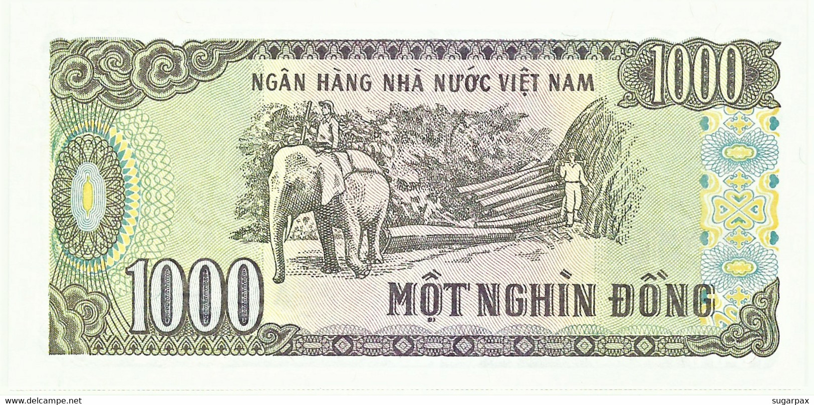 Vietnam - 1000 Dông - 1988 ( 1989 ) - Pick 106 - Unc. - Serie FZ - Ho Chi Minh - 1 000 - Viêt-Nam
