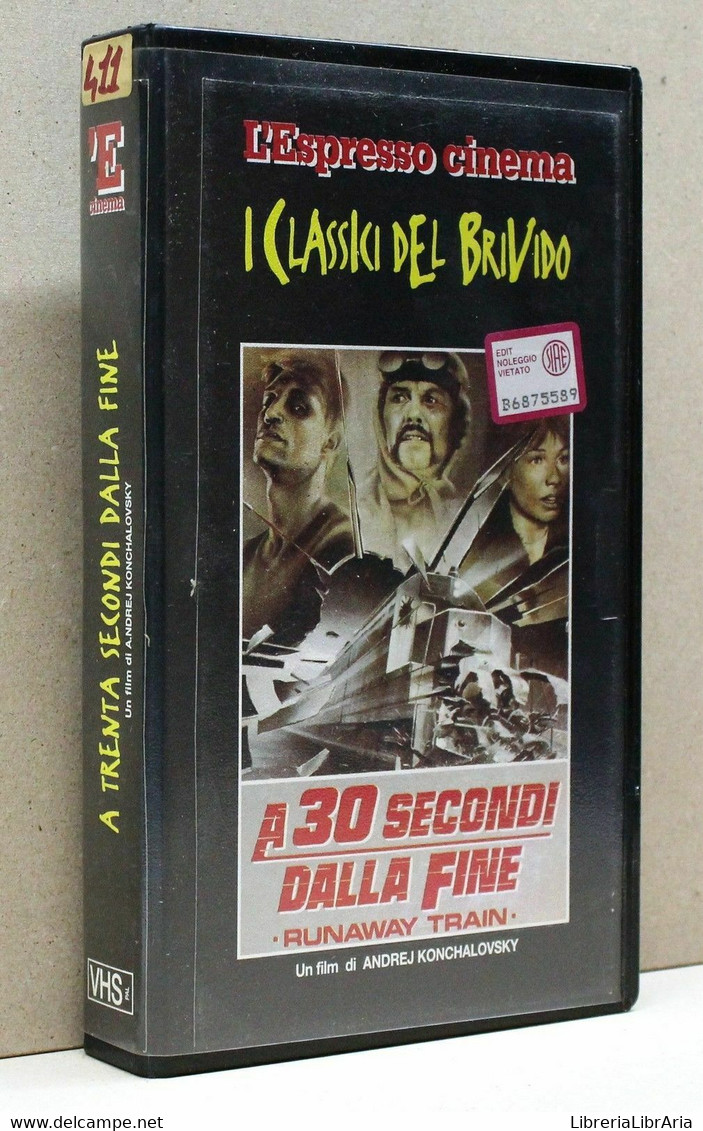 A 30 Secondi Dalla Fine - Vhs -1986-L'Espresso Cinema -F - Lotti E Collezioni