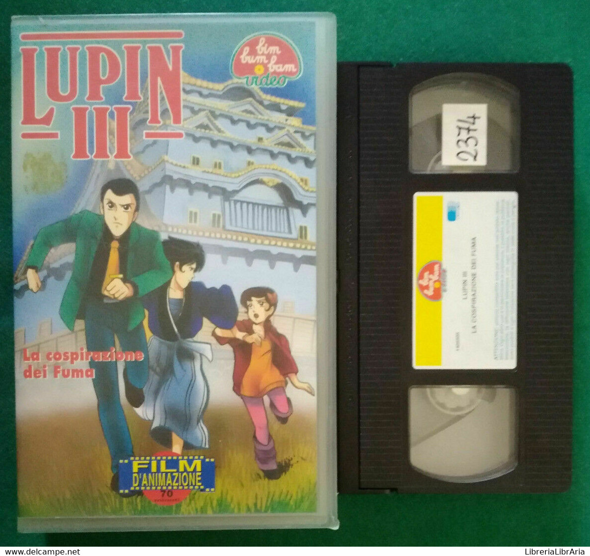 Lupin III - La Cospirazione Dei Fuma - Vhs 1992 - Univideo - F - Collections