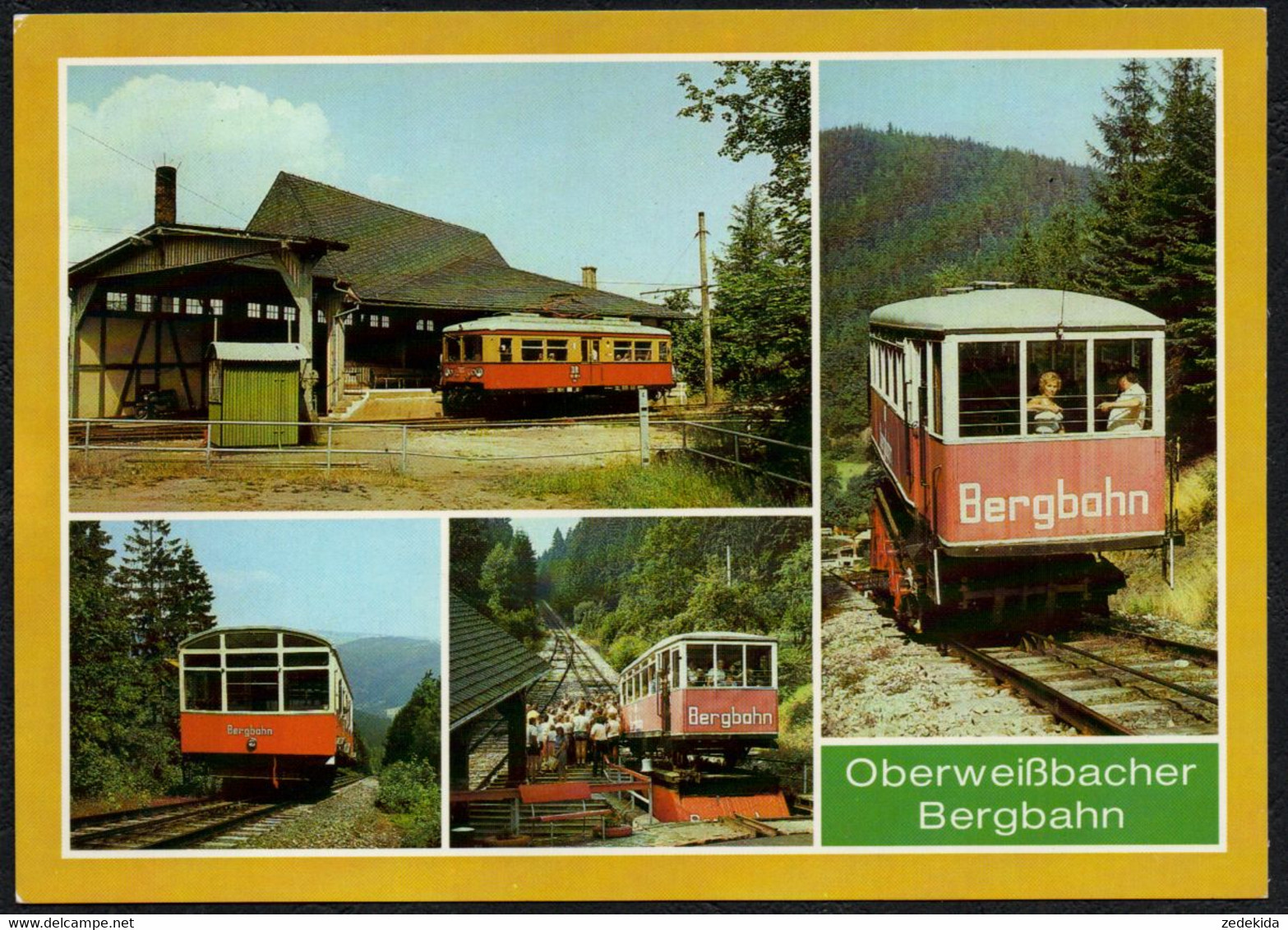 F3229 - TOP Oberweißbach Bergbahn Bahnhof Lichtenhain - Bild Und Heimat Reichenbach - Oberweissbach