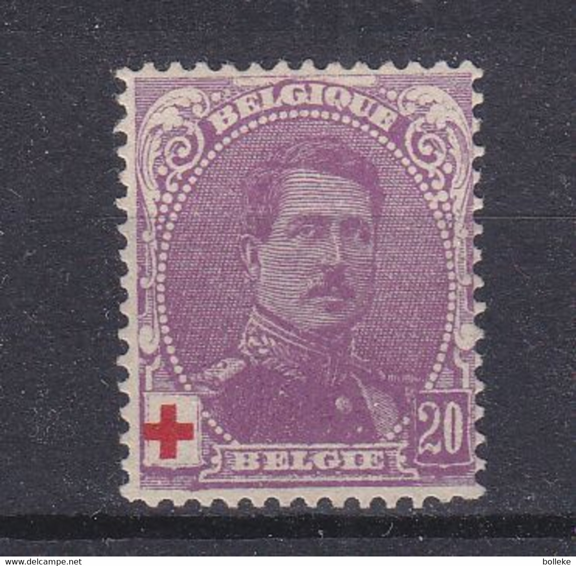 Belgique - COB 131 ** -  Croix Rouge - Signé - Valeur 52,50 Euros - 1918 Rotes Kreuz