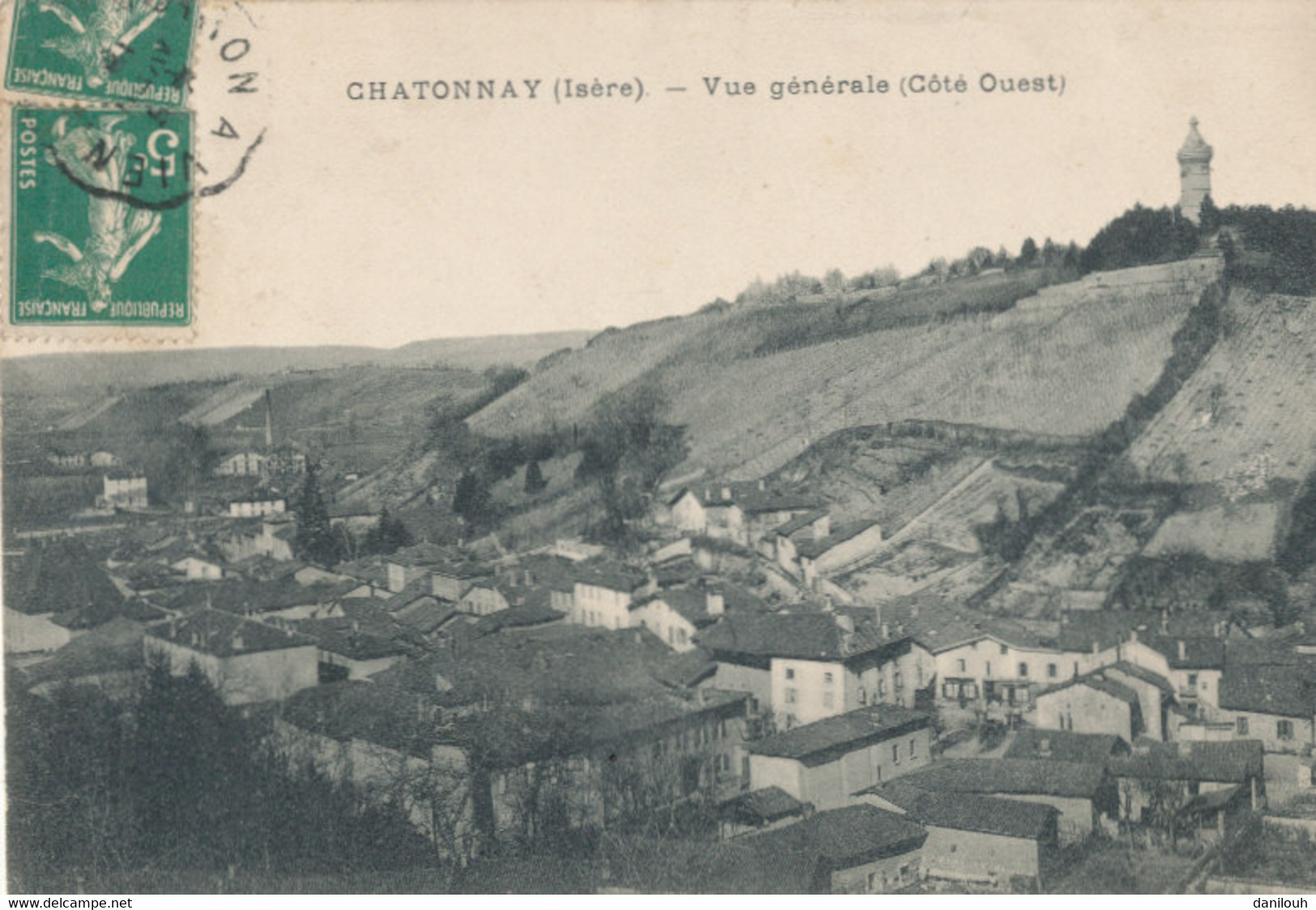38 // CHATONNAY    Vue Générale   Coté Ouest - Châtonnay