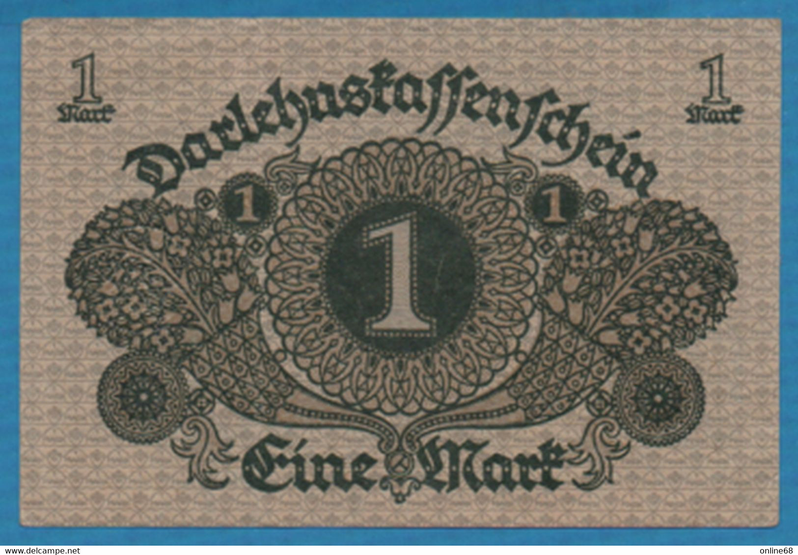 DEUTSCHES REICH 1 MARK 01.03.1920  # 279.566590 P# 58  DARLEHENSKASSENSCHEIN - Administración De La Deuda