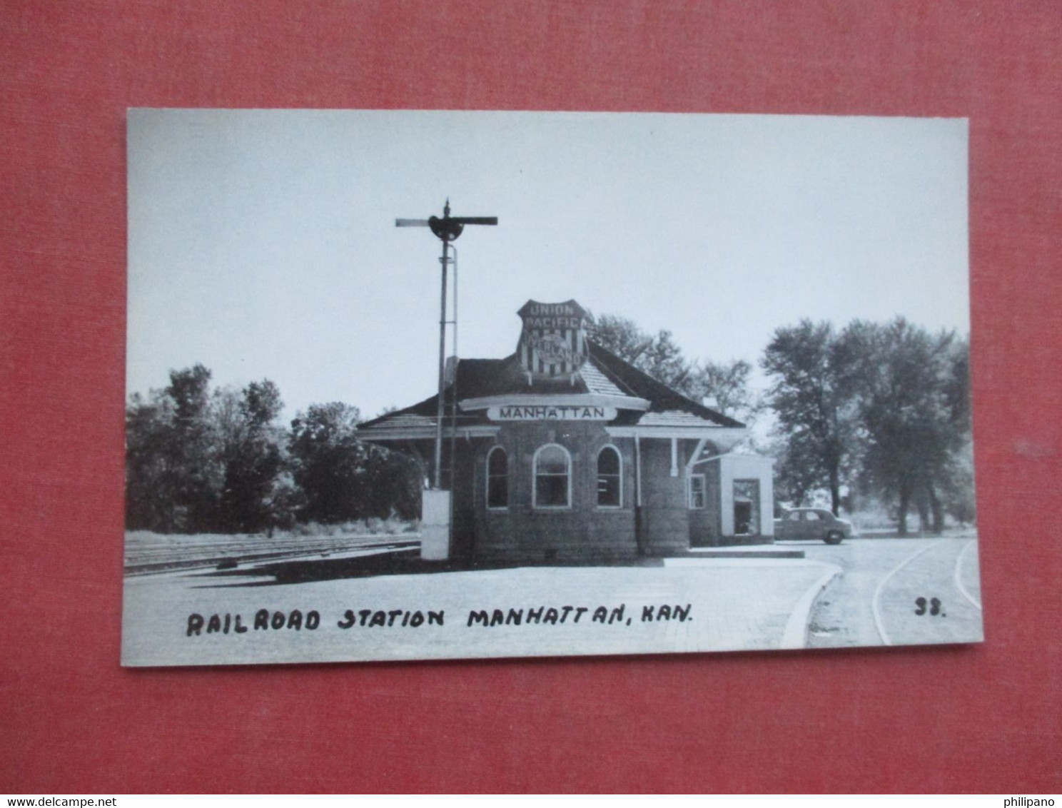 Railroad Station    Manhattan - Kansas > Manhattan   Ref 5089 - Manhattan