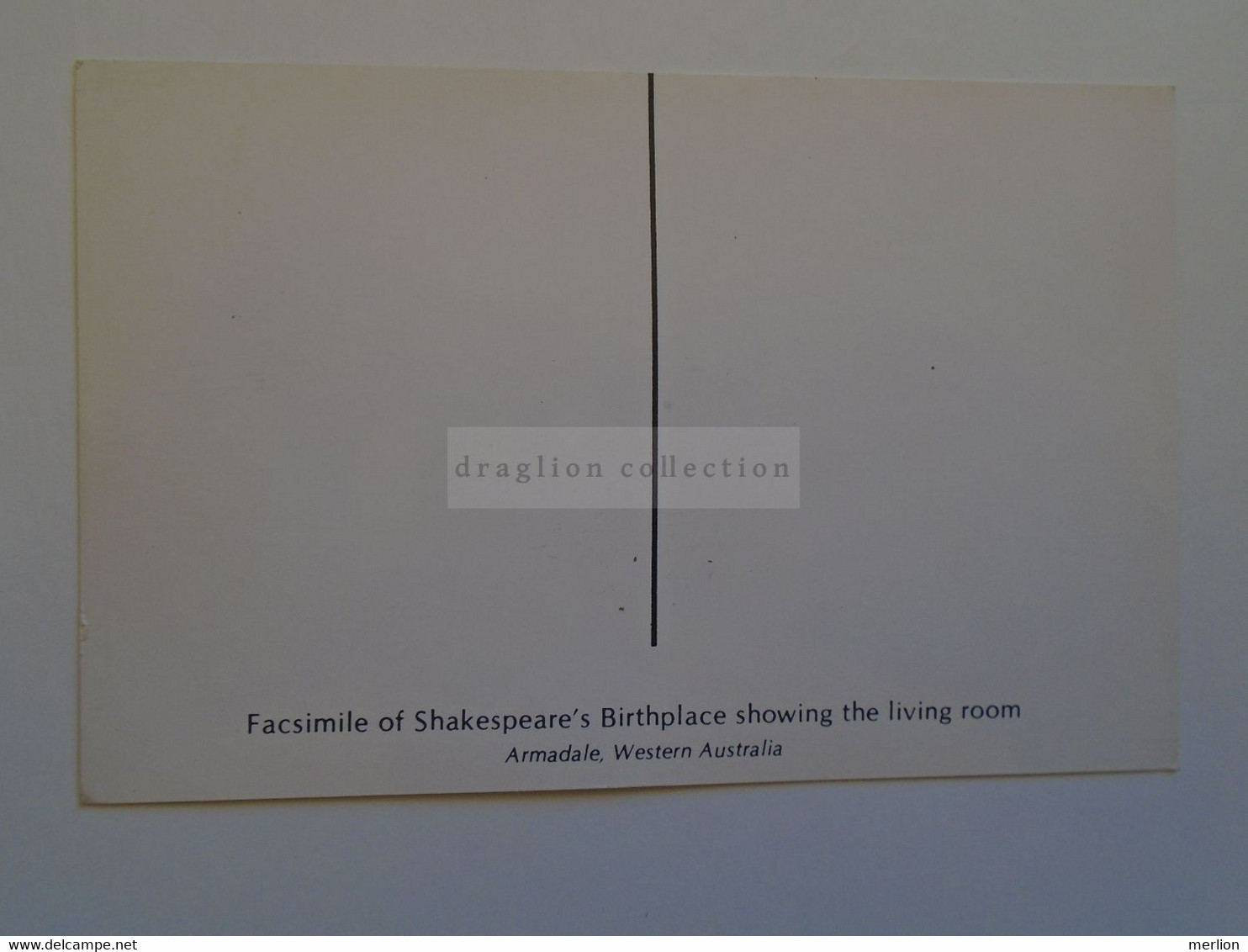 D182840  Australia   -ARMADALE  (WA) -  Facsimile Of Shakespeare's Birthplace Showing The Living Room - Autres & Non Classés