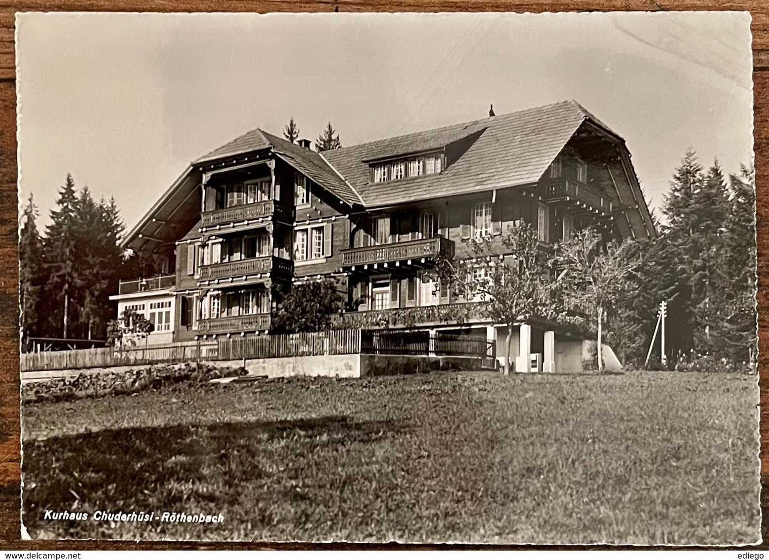 RÖTHENBACH - KURHAUS CHUDERHÜSI 1956 - Röthenbach Im Emmental