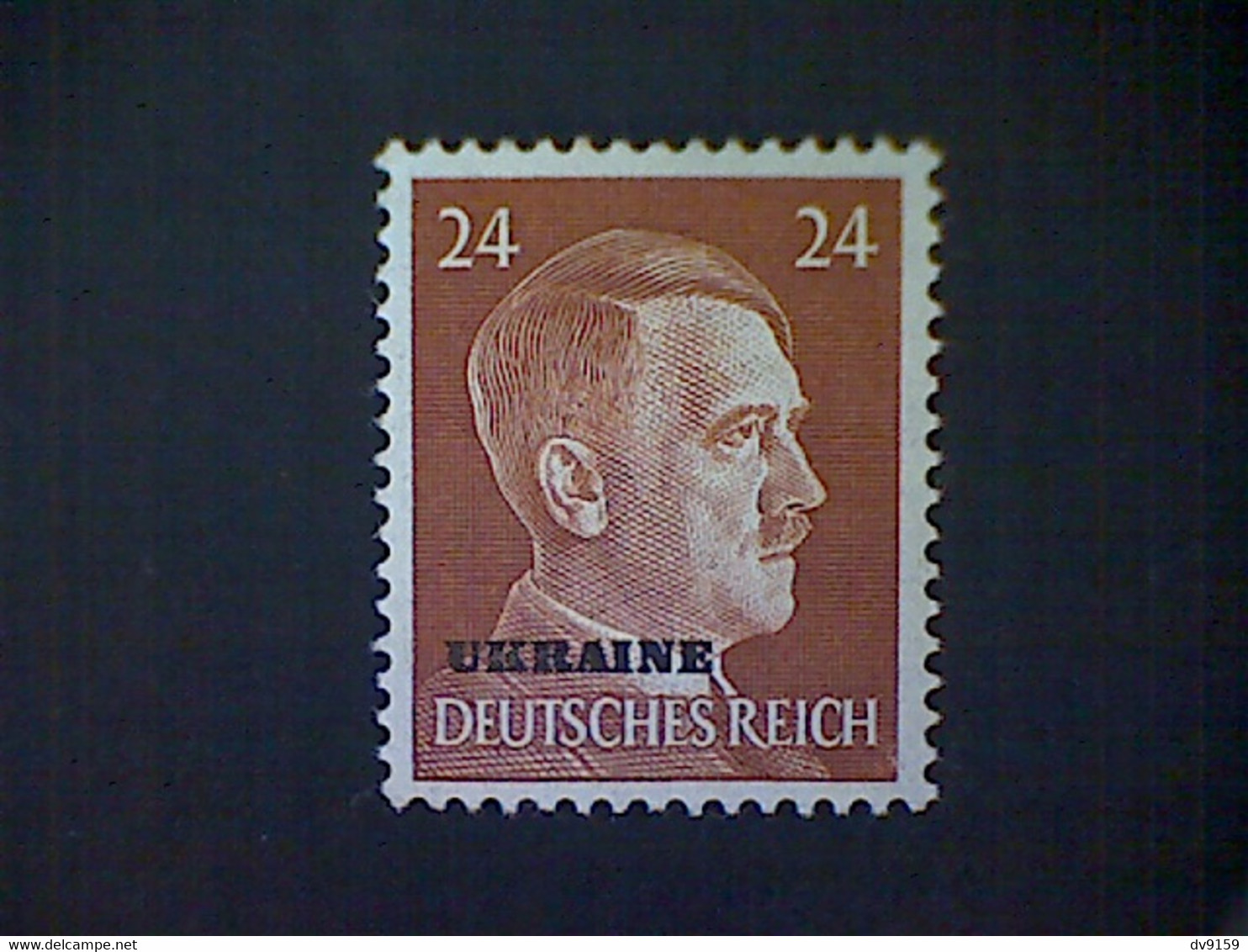 Russia, Scott #N54, Mint (*), 1941, Hitler Overprint Ukraine, 24pf, Orange Brown - 1941-43 Occupation: Germany