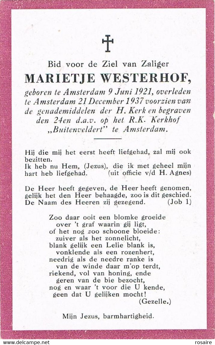 Marietje Westerhof-amsterdam 1921-1937 - Andachtsbilder