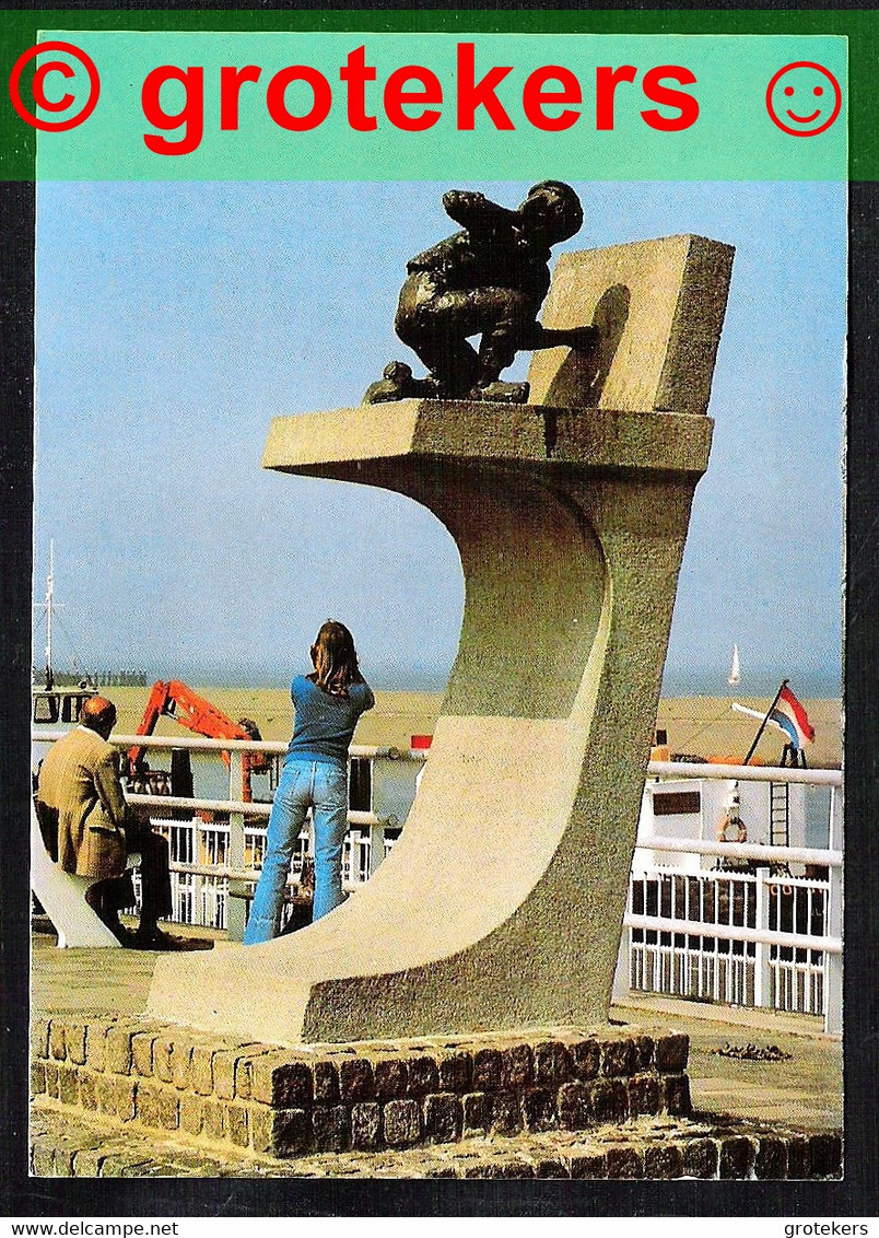 HARLINGEN Beeld ‘t Jonkje ± 1977 - Harlingen