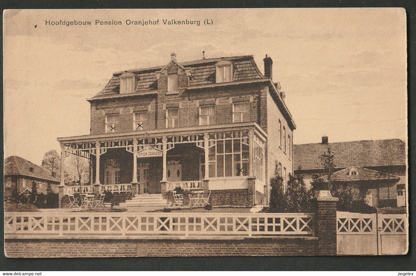 Valkenburg 1925 - Pension Oranjehof - Hoofdgebouw - Valkenburg