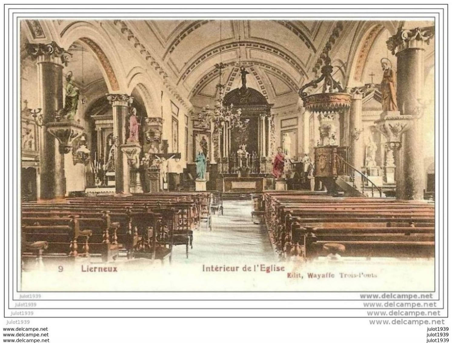 Julot1939 ..-- LIERNEUX ..-- Intérieur De L ' Eglise .  SUPERBE . - Lierneux