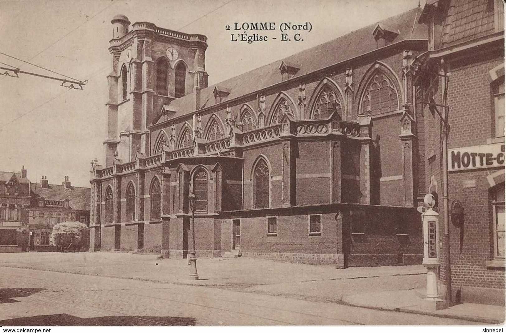 2 LOMME EGLISE LOMME BOURG AVENUE DE DUNKERQUE    Voir Scan Pour Etat - Lomme