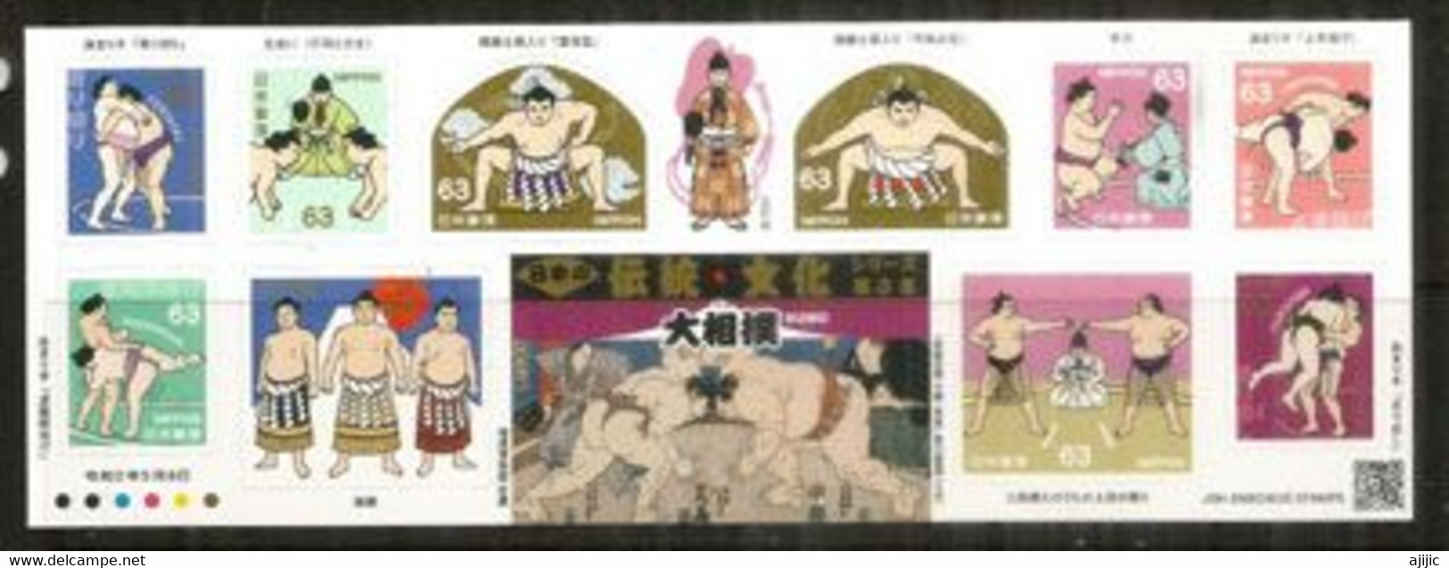 SUMO.Japan 2020 Tradition & Culture.2020.  BOOKLET. - CARNET  10 Timbres Neufs ** - Nuevos