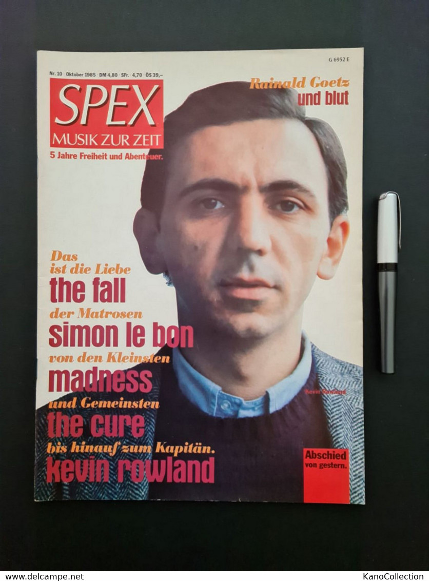 SPEX Magazin – Musik Zur Zeit / Nr. 10 Oktober 1985 - Music