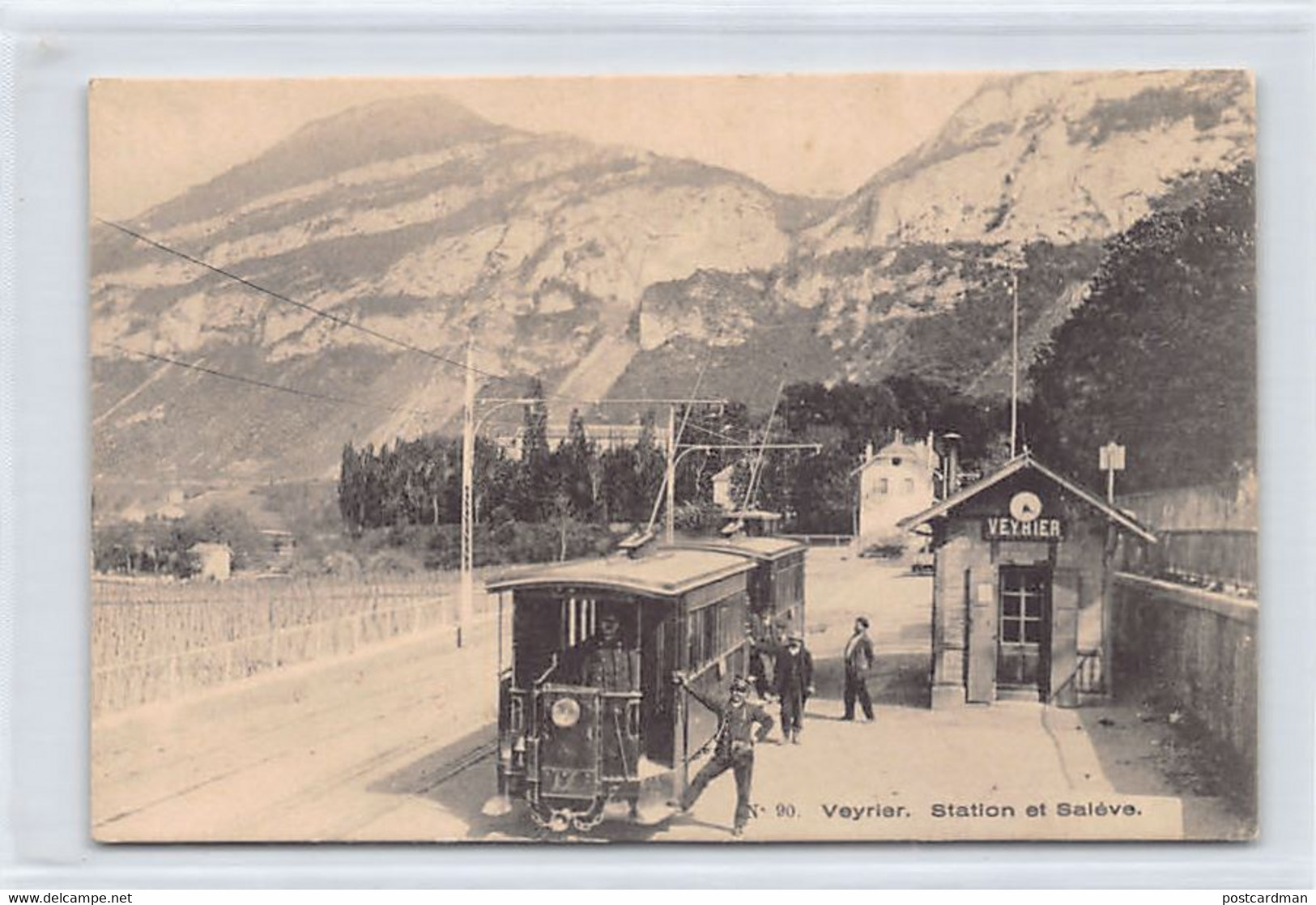 VEYRIER (GE) Station Du Tramway 17 Et Salève - Ed. J. B. - Veyrier