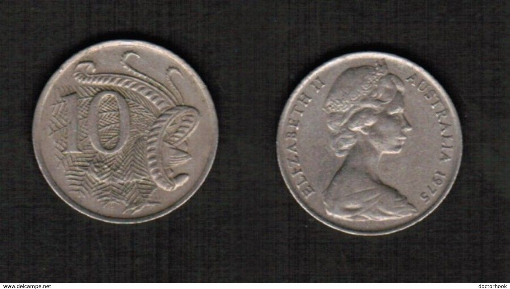 AUSTRALIA  10 CENTS 1975 (KM # 65) #6391 - 10 Cents