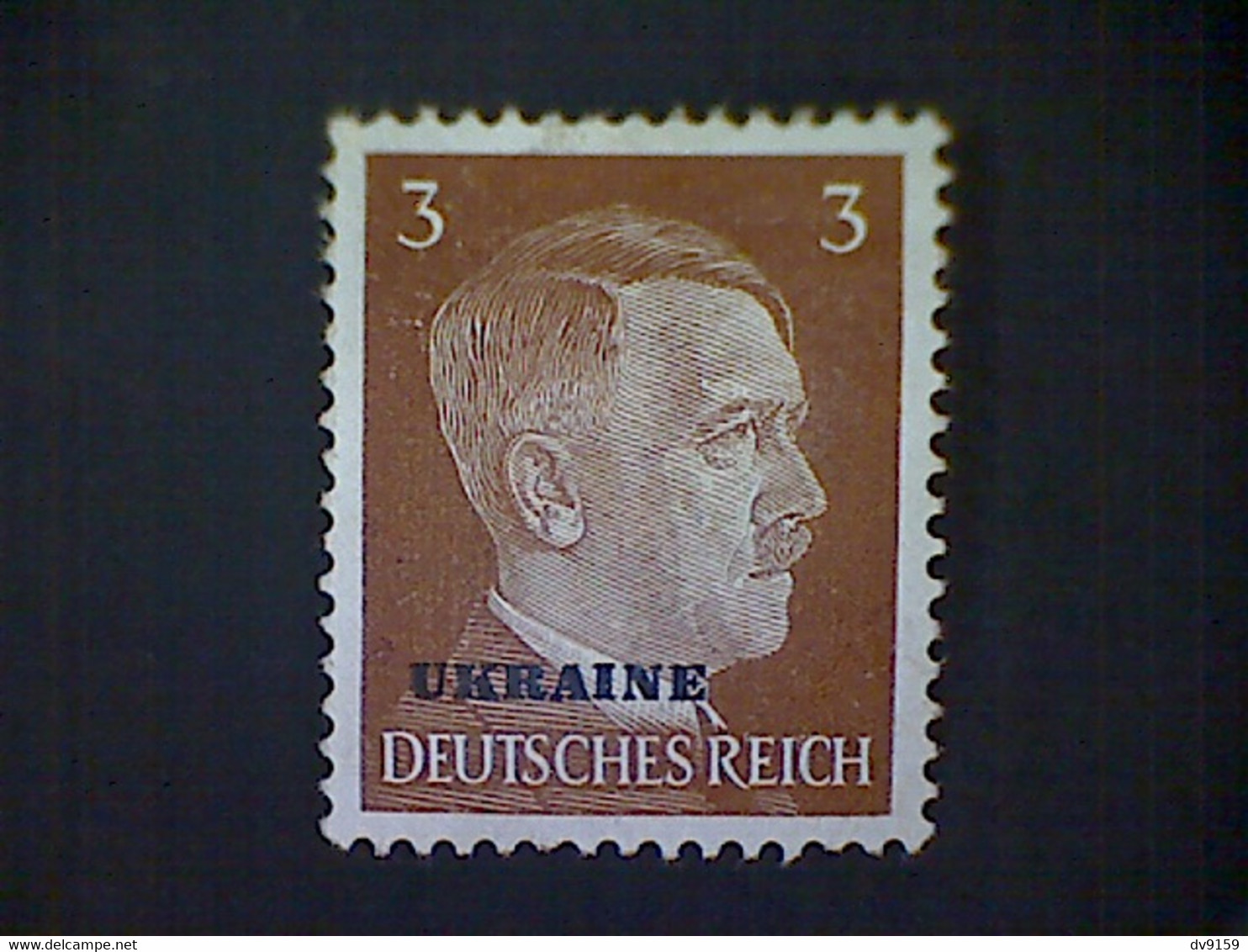 Russia, Scott #N42, Mint (*), 1941, Hitler Overprint Ukraine, 3pf, Light Brown - 1941-43 Ocupación Alemana