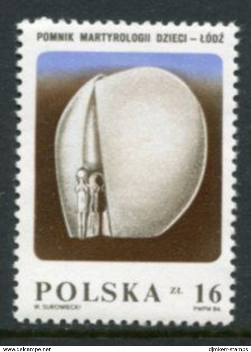 POLAND 1984 Polish Martyrdom In WWII MNH / **.  Michel 2936 - Ungebraucht