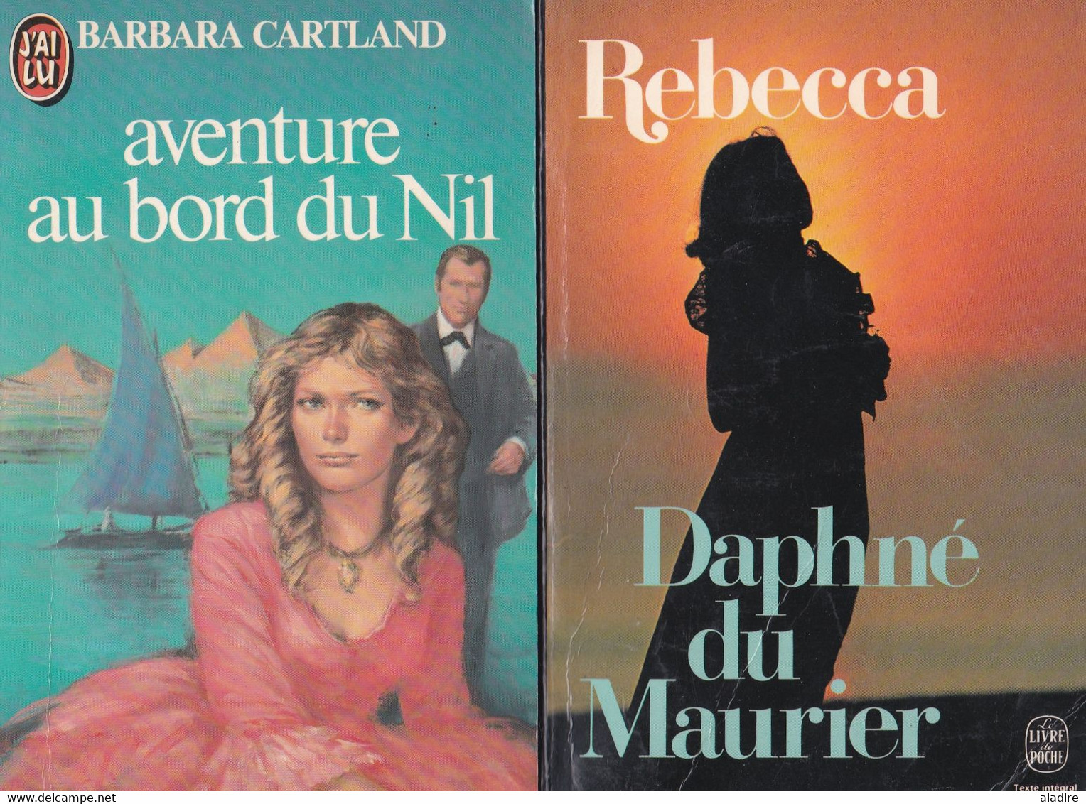 LOT DE 10 ROMANS Romantiques: Daphné Du Maurier, Barbara Cartland, Danielle Steel... - Prix :  1 Euro - Wholesale, Bulk Lots