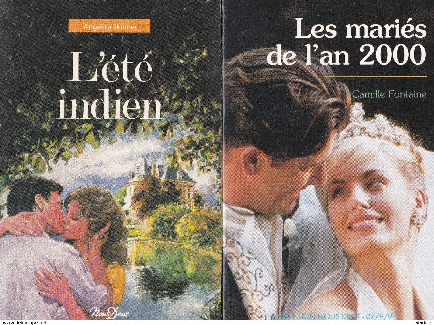 LOT DE 10 ROMANS Romantiques: Daphné Du Maurier, Barbara Cartland, Danielle Steel... - Prix :  1 Euro - Lotti E Stock Libri