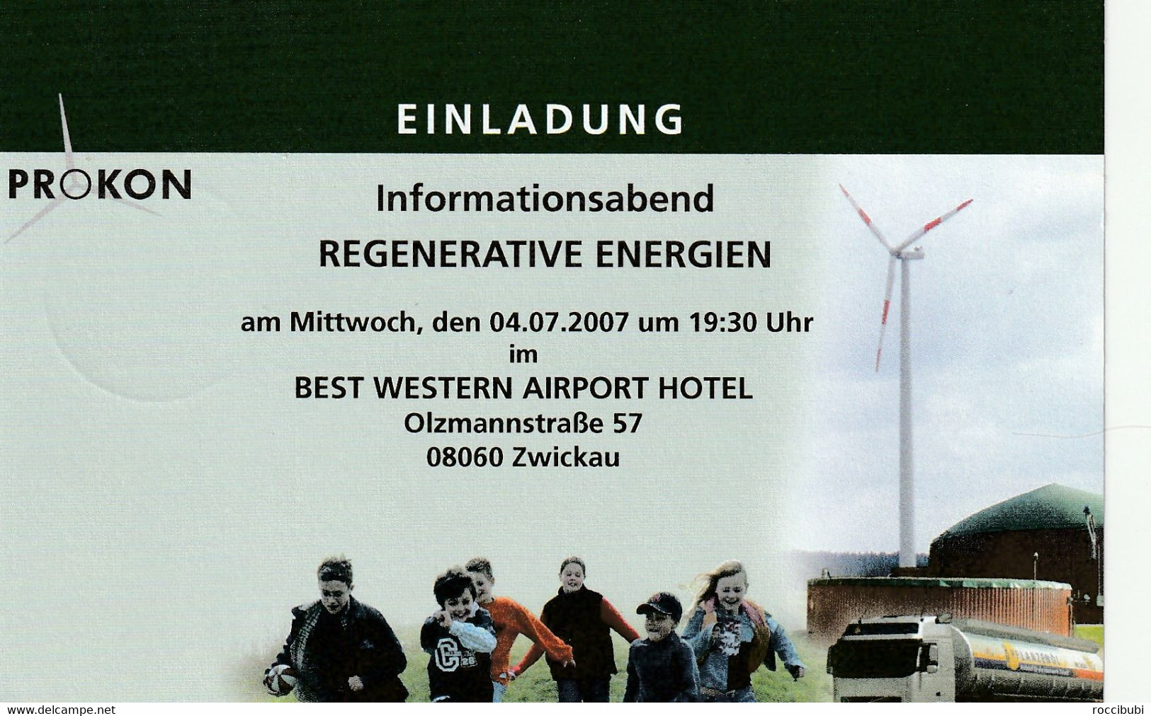 Ganzsache, Postkarte 2007 - Privatpostkarten - Gebraucht