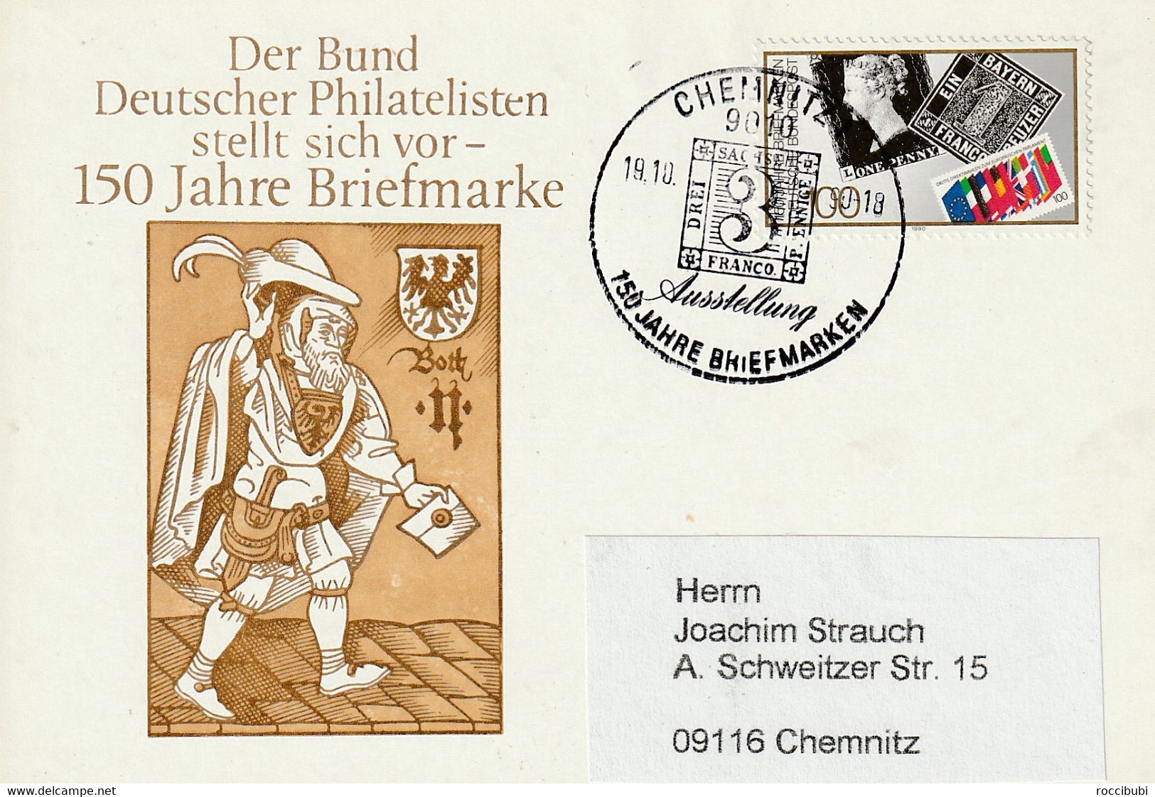 Ganzsache, Postkarte 1990 - Privé Postkaarten - Ongebruikt