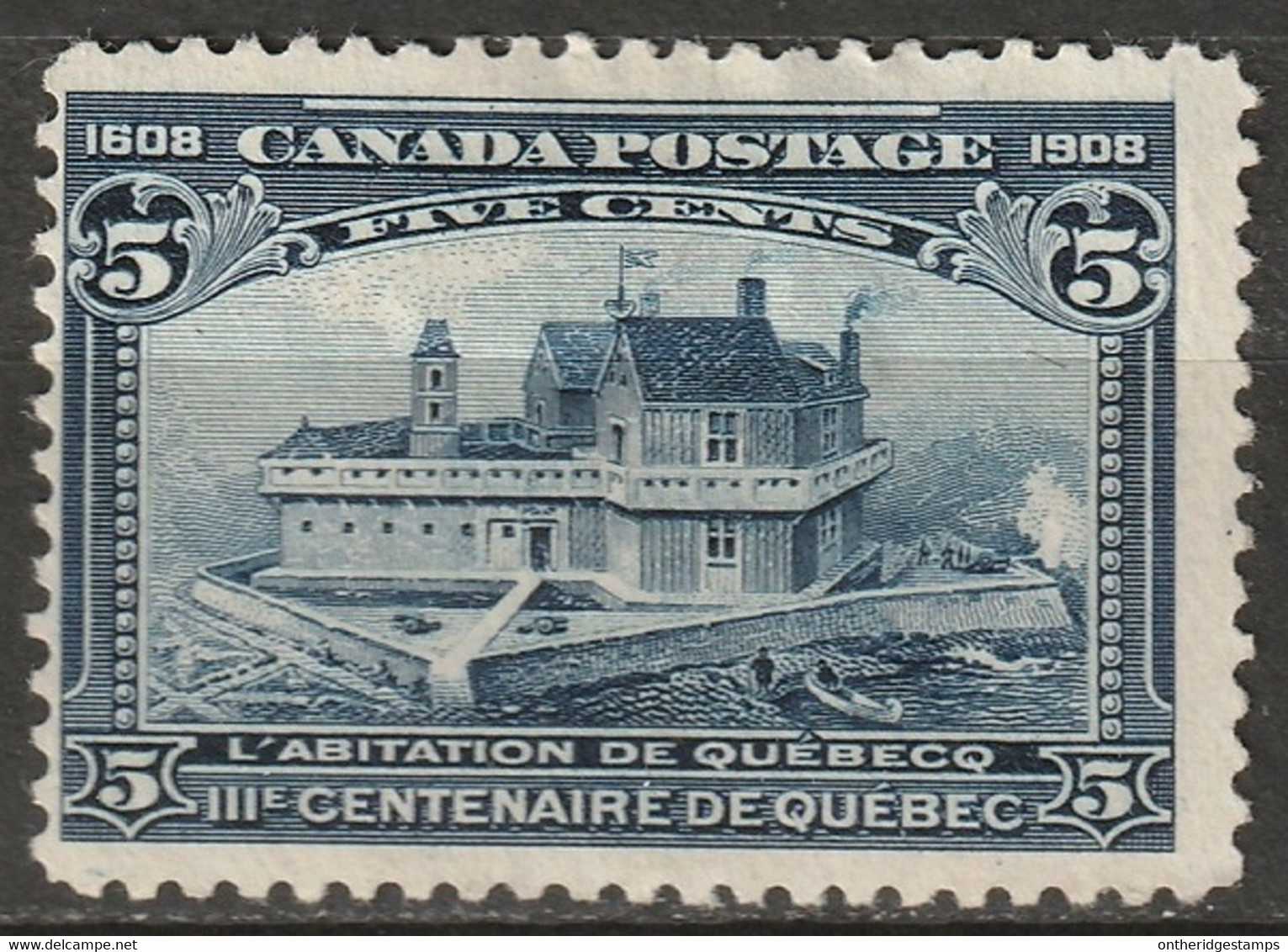 Canada 1908 Sc 99 Mi 87 Yt 88 MH* Disturbed Gum/crease At Top - Ungebraucht