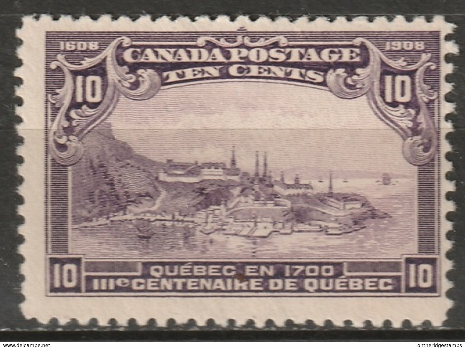 Canada 1908 Sc 101 Mi 89 Yt 90 MLH* - Unused Stamps