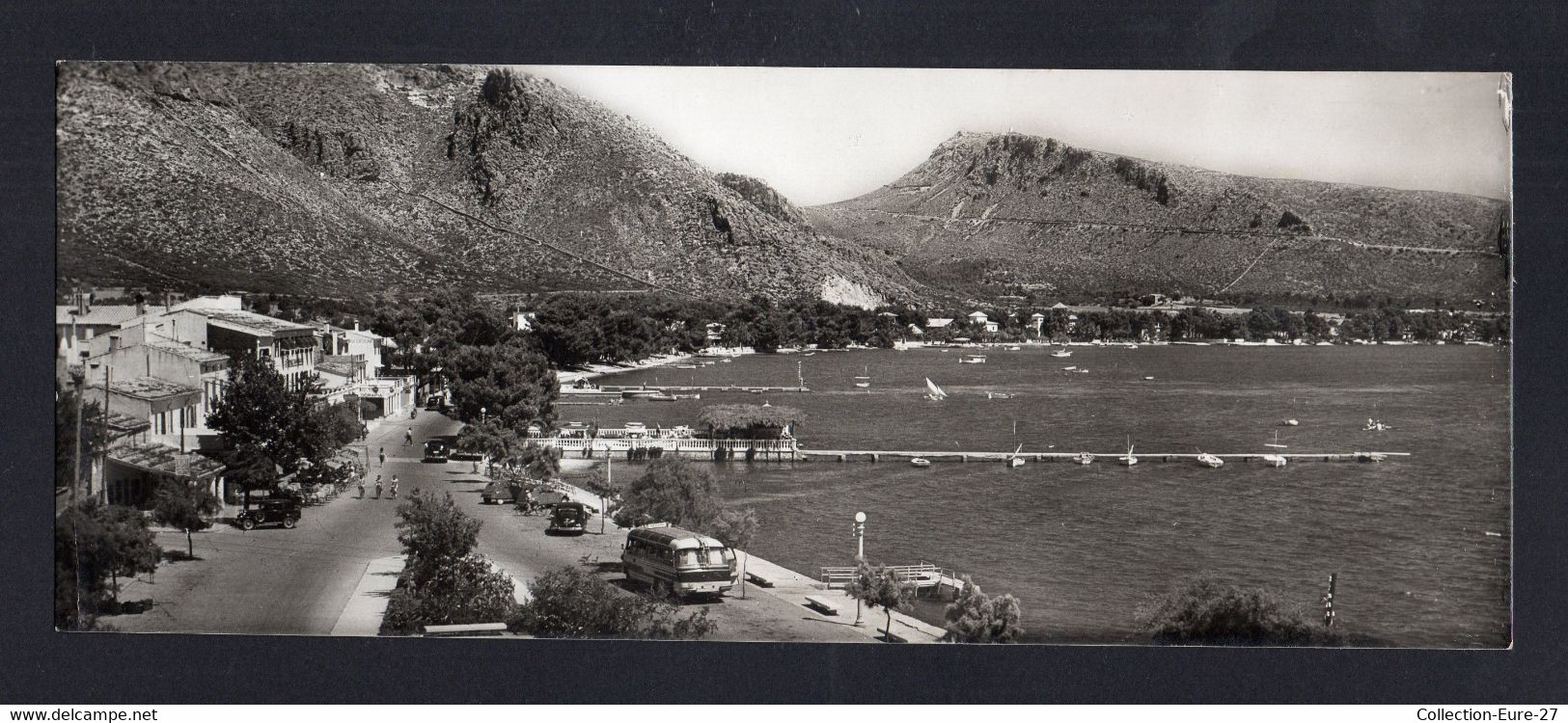 (15/08/21) ESPAGNE-CPA PUERTO POLLENSA - MALLORCA - CARTE PANORAMIQUE - Mallorca