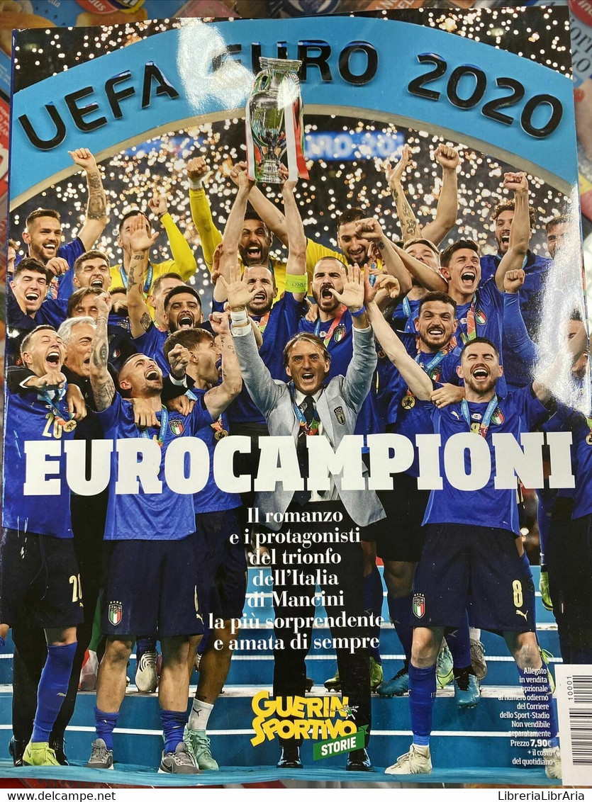 LIBRO GUERIN SPORTIVO STORIE GS ITALIA WINNER EUROCAMPIONI 2021 EURO 2020 - Lotti E Collezioni