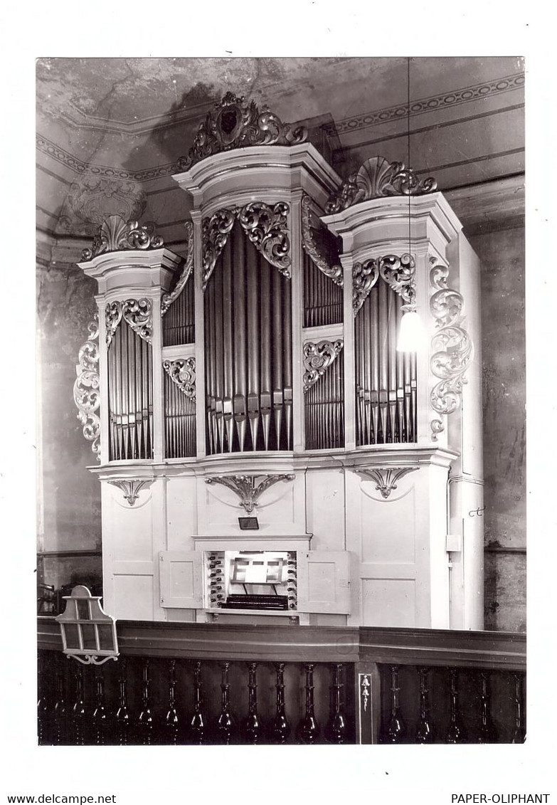 0-9340 MARIENBERG - ZÖBLITZ, Kirche, Silbermann-Orgel - Marienberg