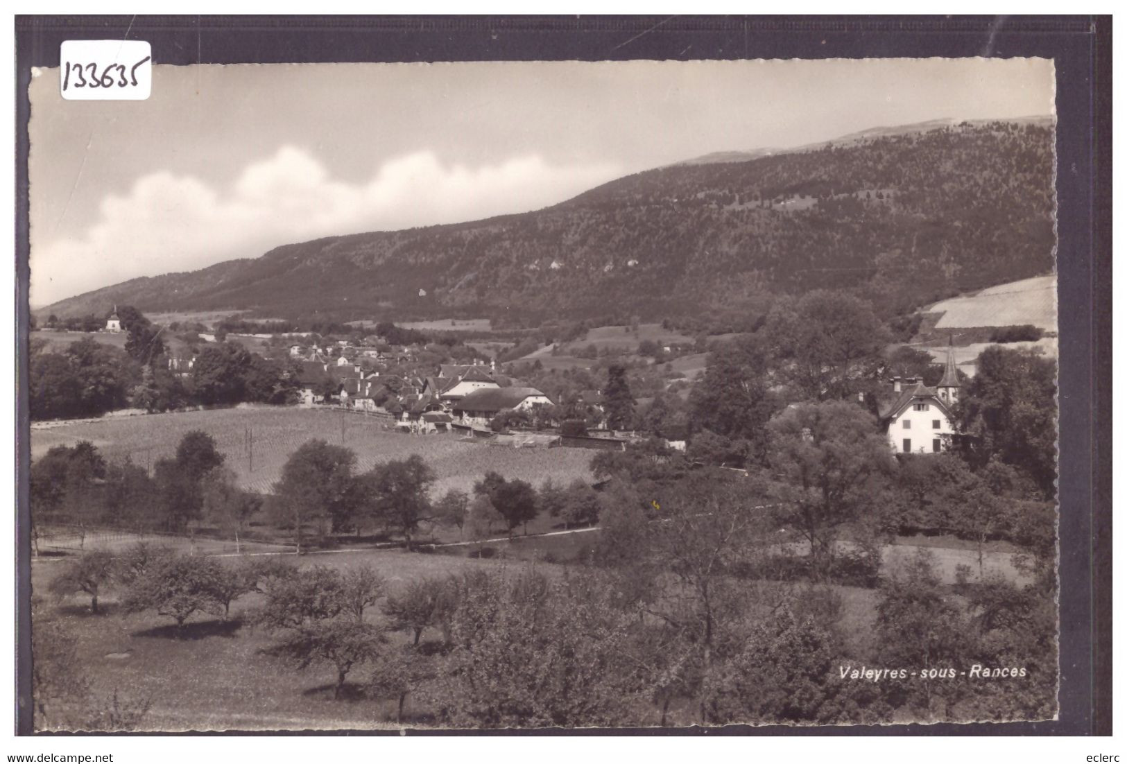 DISTRICT D'ORBE - VALLEYRES SOUS RANCES - TB - Rances