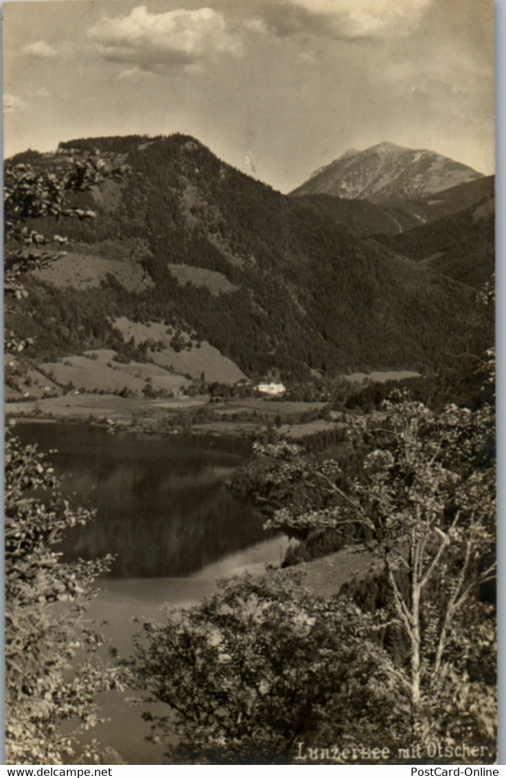 13683 - Niederösterreich - Lunzersee Mit Ötscher , Panoramablick - Gelaufen 1930 - Lunz Am See