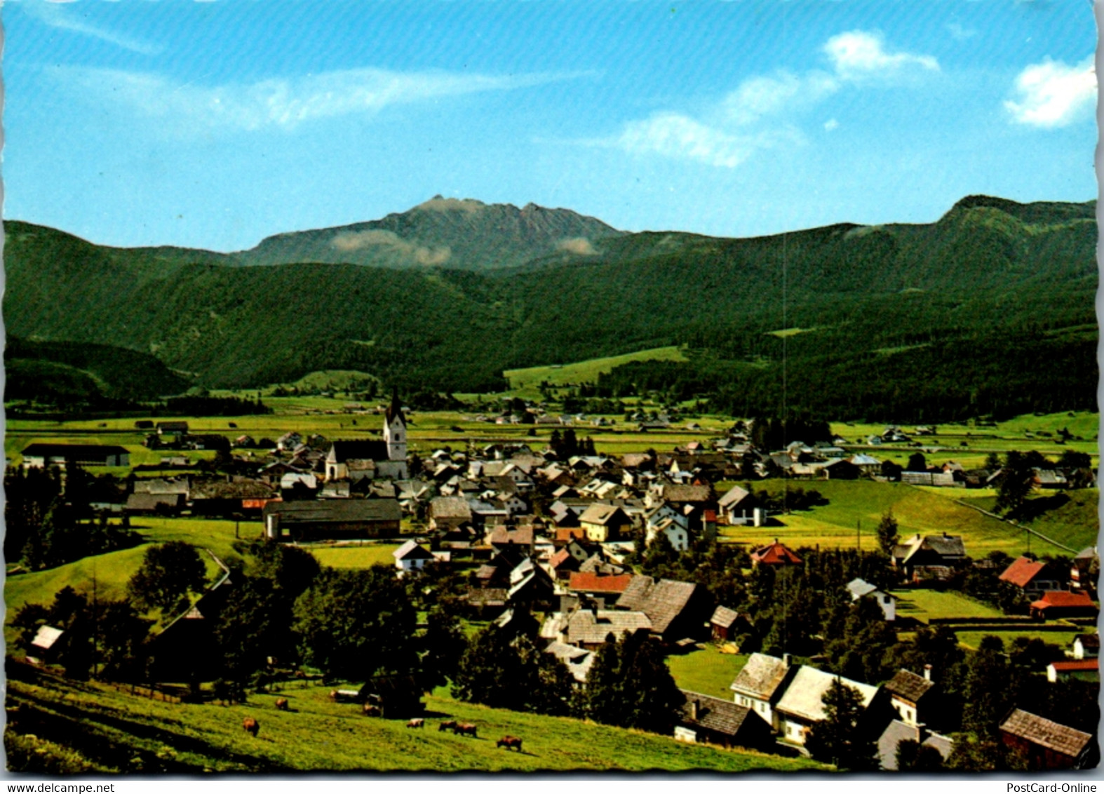 13756 - Steiermark - Bad Mitterndorf Mit Kamm , Panorama - Gelaufen 1972 - Bad Mitterndorf