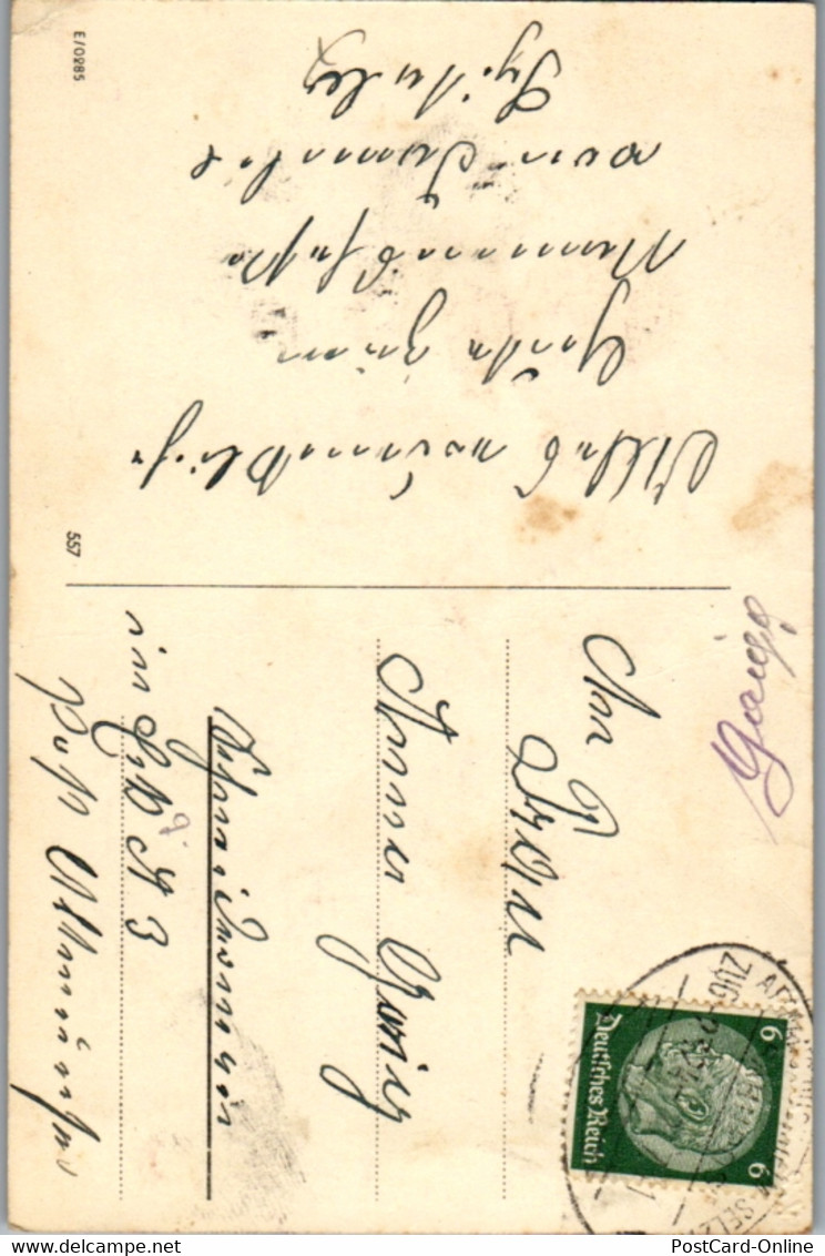 14059 - Künstlerkarte - Herzliche Glückwünsche Zum Namenstag , H. Peyk , Bahnpost Stempel - Gelaufen - Peyk, Hilla