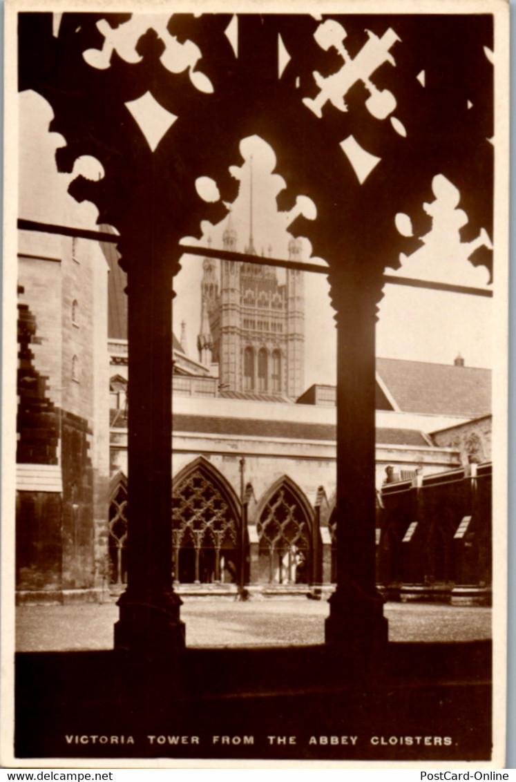14233 - Großbritannien - Victoria Tower From The Abbey Cloisters - Gelaufen 1929 - Post & Go Stamps