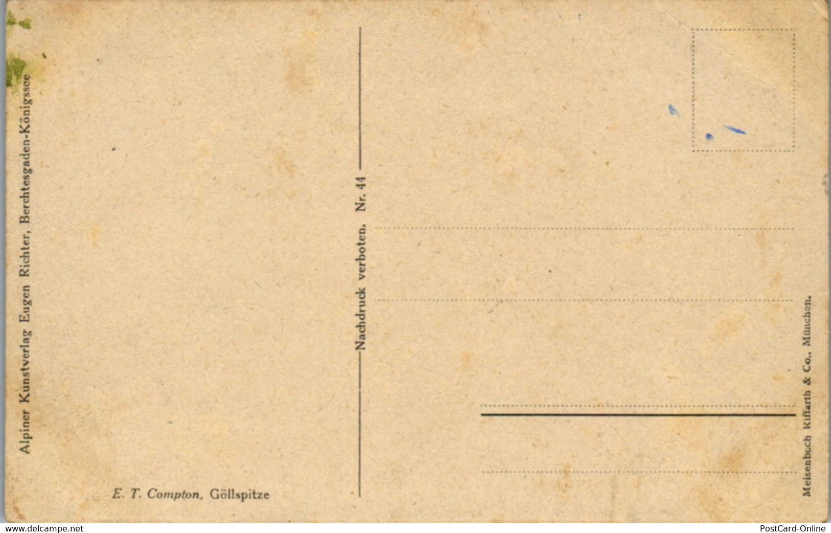 14431 - Künstlerkarte - Göllspitze , E. T. Compton - Nicht Gelaufen - Compton, E.T.