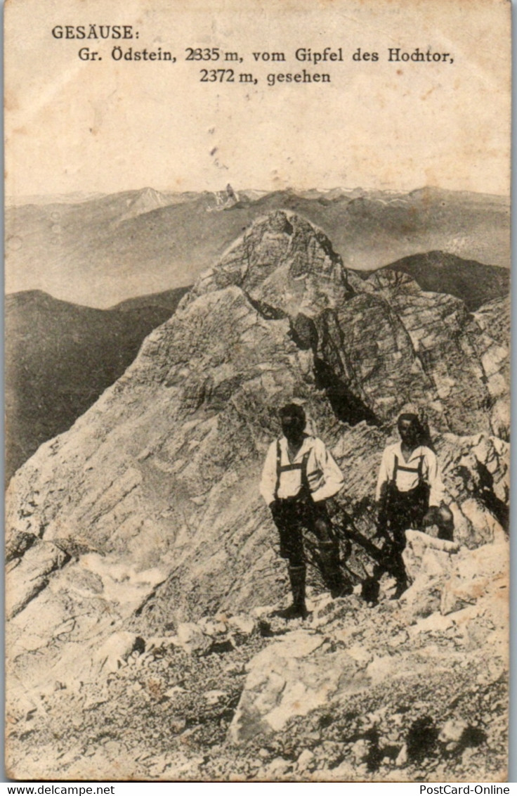 14681 - Steiermark - Gesäuse , Gr. Ödstein Vom Gipfel Des Hochtor Gesehen - Gelaufen 1921 - Gesäuse