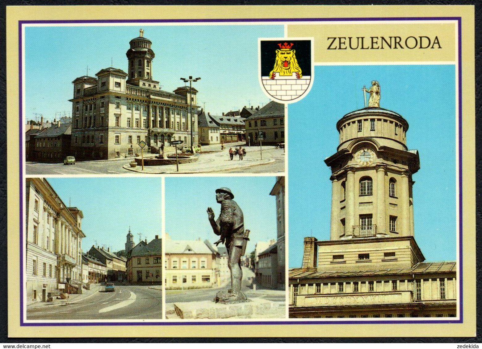 F3292 - TOP Zeulenroda Rathaus - Bild Und Heimat Reichenbach - Kahla