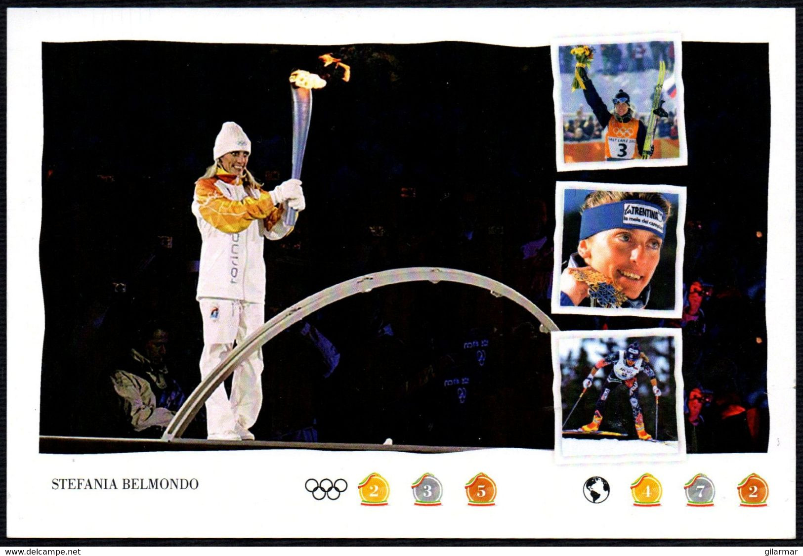 NORDIC SKIING / OLYMPIC WINNERS - ITALIA SALUZZO (CN) 2018 - ESPOSIZIONE LE OLIMPIADI - SCI DI FONDO: STEFANIA BELMONDO - Inverno2002: Salt Lake City - Paralympic