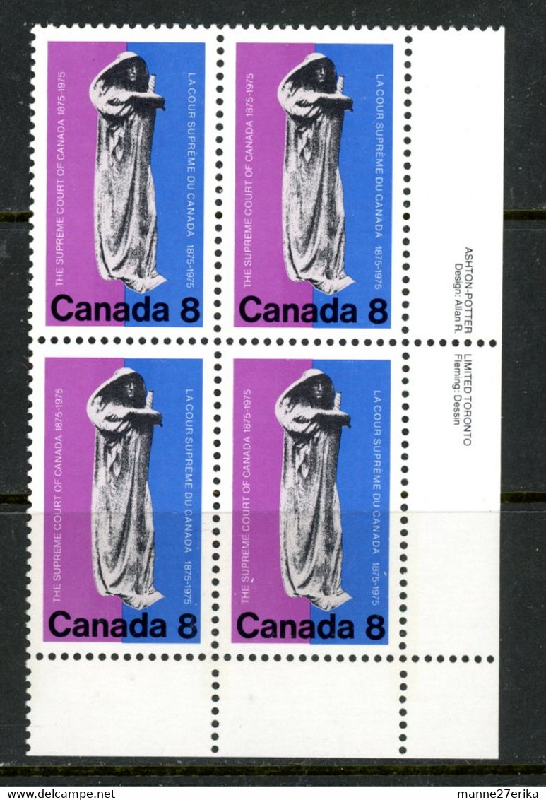 Canada MNH  PB 1975 Supreme Court Centenary - Nuovi