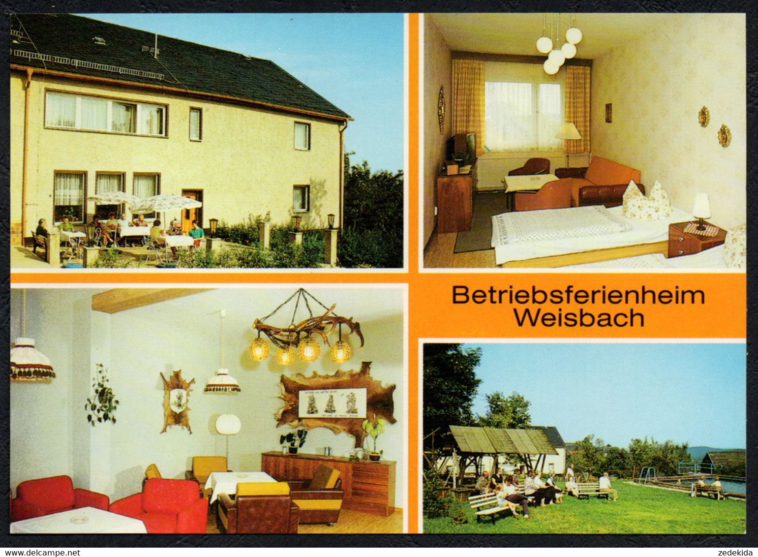 F3324 - TOP Weisbach Betriebsferienheim VEB Versorgung Und Betreueung Jena - Bild Und Heimat Reichenbach - Lobenstein