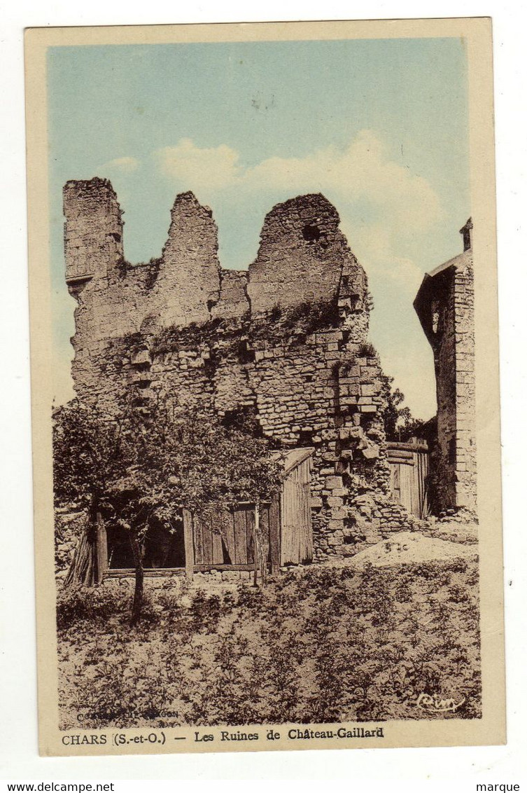Cpa CHARS Les Ruines De Château Gaillard - Chars